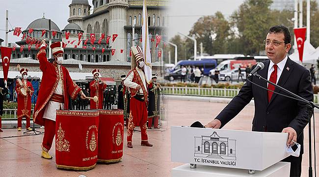 İstanbul'un kurtuluşu Taksim'de kutlandı 