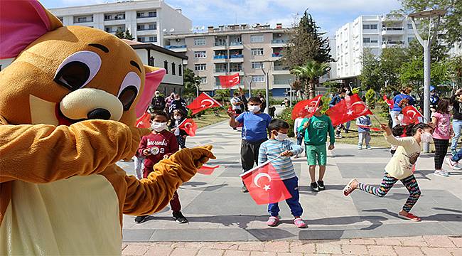 Manavgat ve Serikli çocuklar 23 Nisan coşkusunu yaşadı 