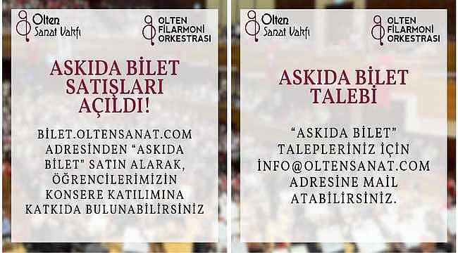 Olten Filarmoni Orkestrası'ndan sanatta askıda bilet dönemi