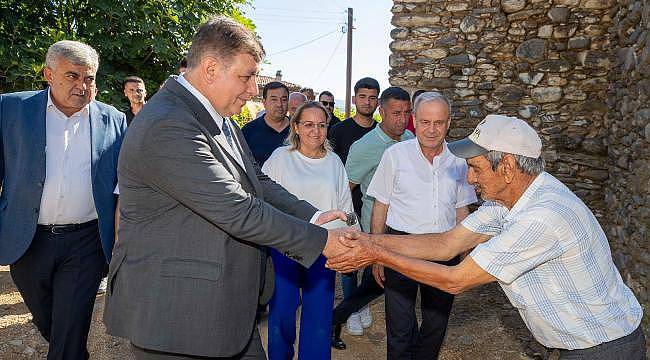 Başkan Tugay'dan Kiraz ve Beydağ Ziyareti: Bayramın İlk Gününde Vatandaşlarla Bir Araya Geldi