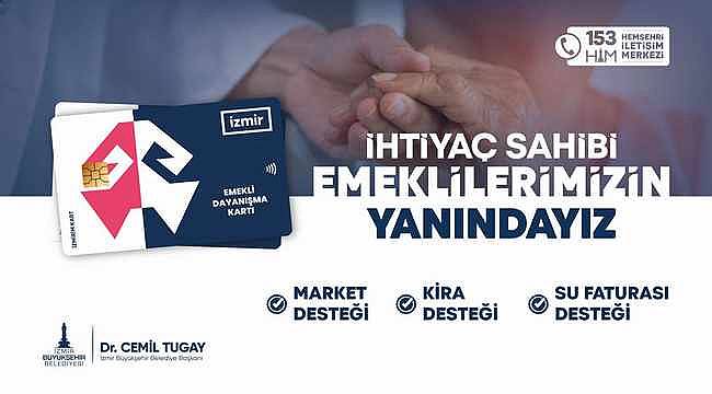 Büyükşehir'den ihtiyaç sahibi emeklilere su faturası, kira ve market desteği