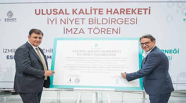 ESHOT, KalDer İle İşbirliği Yaparak Hizmet Kalitesini Yükseltme Kararı Aldı 