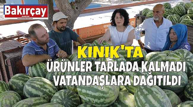 Kınık'ta Çiftçilere Destek Projesi: Tarlada Kalan Ürünler Ücretsiz Dağıtıldı