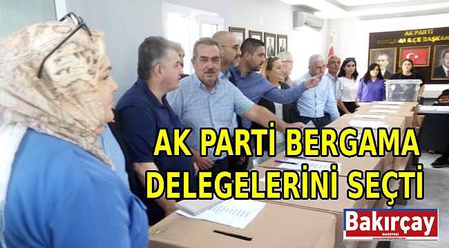 AK Parti Bergama İlçe Teşkilatı'nda Delege Seçimi Yapıldı