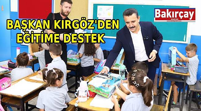 Dikili Belediyesi'nden Birinci Sınıf Öğrencilerine Eğitim Desteği