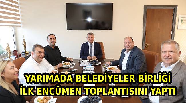 Güzelbahçe'de Yarımada Belediyeler Birliği'nin İlk Encümen Toplantısı Yapıldı