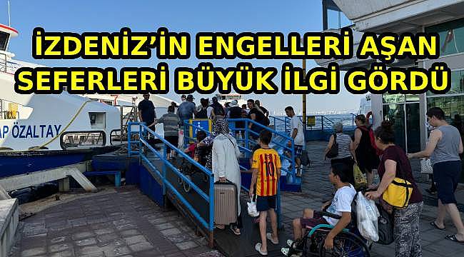 İZDENİZ'in Engelsiz Gemi Turları Büyük İlgi Gördü: 2024 Sezonunda Yolcu Sayısı Artış Gösterdi