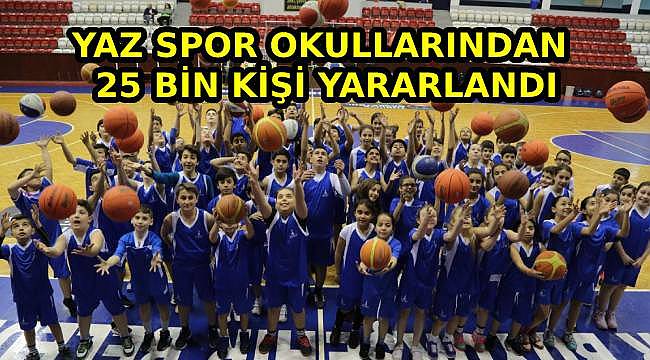 İzmir Yaz Spor Okulları: Büyükşehir 25 Branşta 25 Bin Kişiyi Sporla Buluşturdu