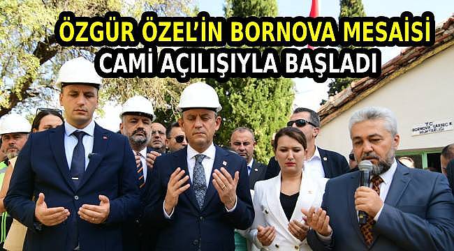 Mescid-i Aksa İlhamıyla Tasarlandı: CHP Lideri Özel Sarnıç Köyü Cami'nin Temelini Attı