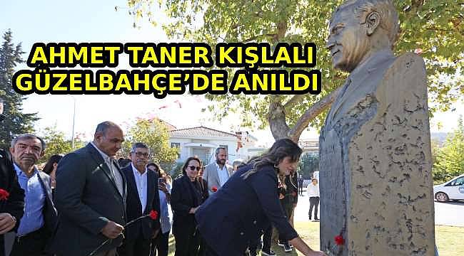 Güzelbahçe'de Ahmet Taner Kışlalı İçin Anma Töreni Düzenlendi