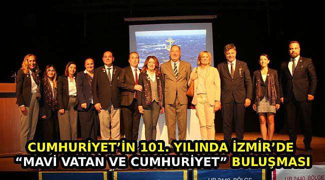 İzmir'de "Mavi Vatan ve Cumhuriyet" Söyleşisi