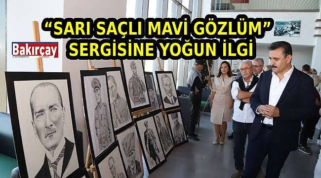 Serhat Dalgıç'ın Kara Kalem Eserleri Dikili'de: 'Sarı Saçlım Mavi Gözlüm' Sergisine Büyük İlgi 