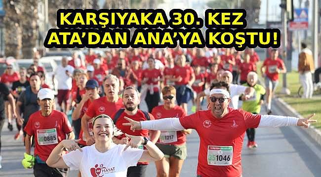 30. Ata'dan Ana'ya Koşusu'nda 4 Bin 500 Fidan Bağışlandı