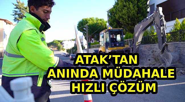 Aliağa'da ATAK Ekibi Anında Müdahaleyle Sorunları Çözüyor