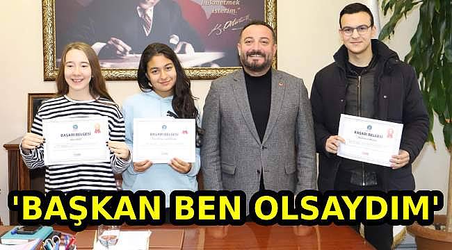 Başkan Ben Olsaydım Yarışmasında Gençlerin Çevre Projeleri Ödüllendirildi