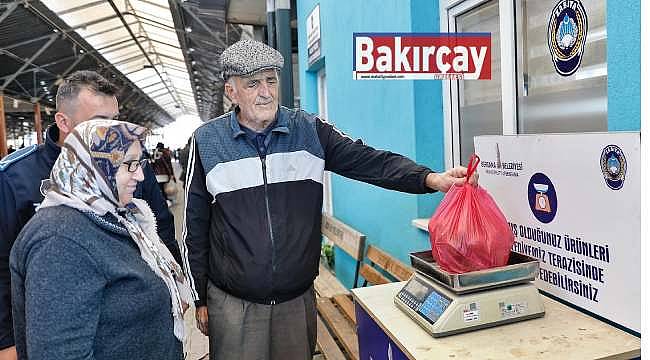 Bergama Belediyesi'nden Tartı Kontrol Noktası Uygulaması