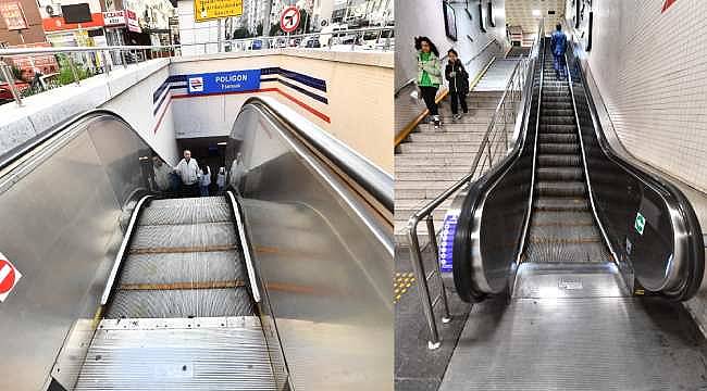 İzmir Metrosu'nda Yürüyen Merdiven ve Asansörler "Tamamen Güvenli" Hale Getirildi