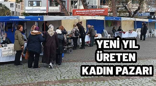 Bergama'da Üreten Kadınlardan Yeni Yıl Pazarı