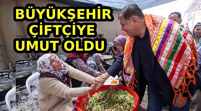 Büyükşehir İzmirli Çiftçilerin Yanında Olmaya Devam Ediyor