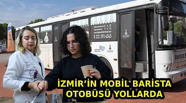 Kahve Sanatına İlgi Duyanlar İçin Mobil Barista Otobüsü Yollarda