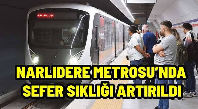 Narlıdere-Fahrettin Altay Metro Hattında Sefer Aralığı 8 Dakikaya Düştü