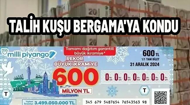 2025 Milli Piyango Yılbaşı Çekilişi: Büyük İkramiye Bergama'ya Çıktı