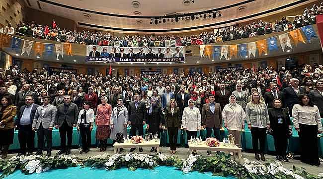 AK Parti İzmir İl Kadın Kolları'nın 7. Olağan İl Kongresi Yapıldı 