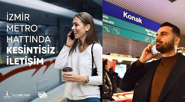 İzmir Metrosu'nda Kesintisiz İletişim: Konak İstasyonu'nda Başlayan Uygulama Yaygınlaşıyor 