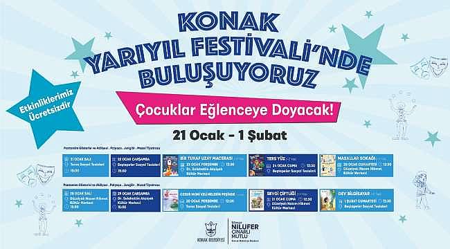 Konak'ta Yarıyıl Festivali: Başkan Mutlu'dan çocuklara davet