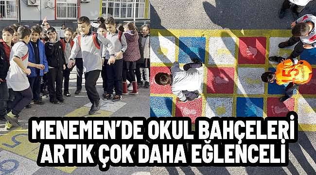 Okul Bahçelerine Renk Geldi: Menemen'de Geleneksel Oyunlar Canlanıyor